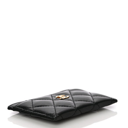 Chanel Lambskin Quilted Card Holder Black 4 of 11