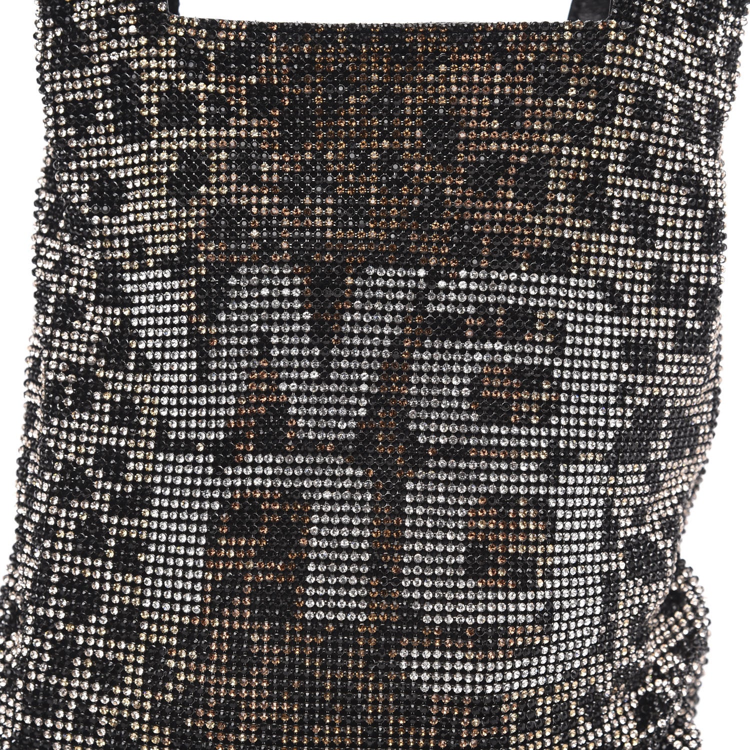 Alexander Wang Crystal Leopard Mini Wanglock Shopper Silver 9 of 10