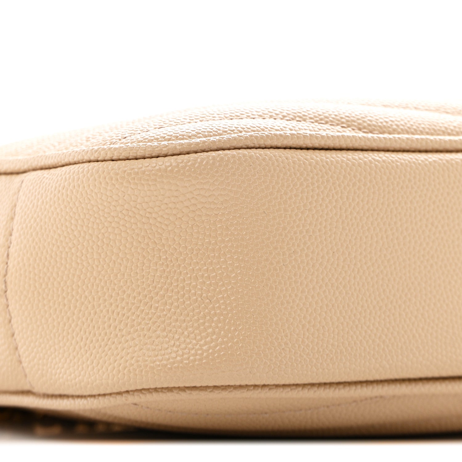 Saint Laurent Grain De Poudre Matelasse Monogram Mini Lou Camera Bag Dark Beige 9 of 10