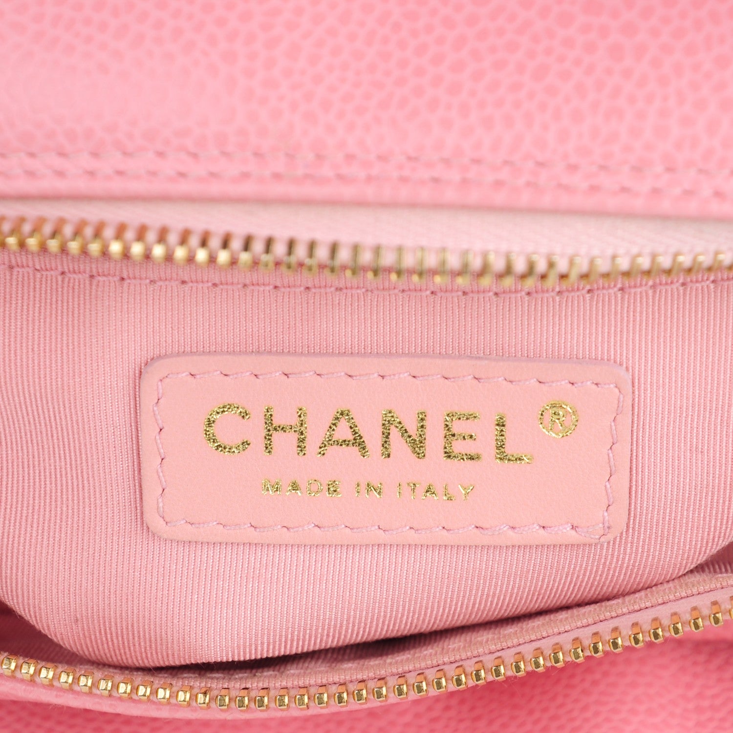 Chanel Caviar Quilted Petit Timeless Shopping Tote PTT Pink 10 of 10