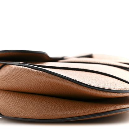 Christian Dior Grained Calfskin Saddle Bag Golden Saddle 9 of 11