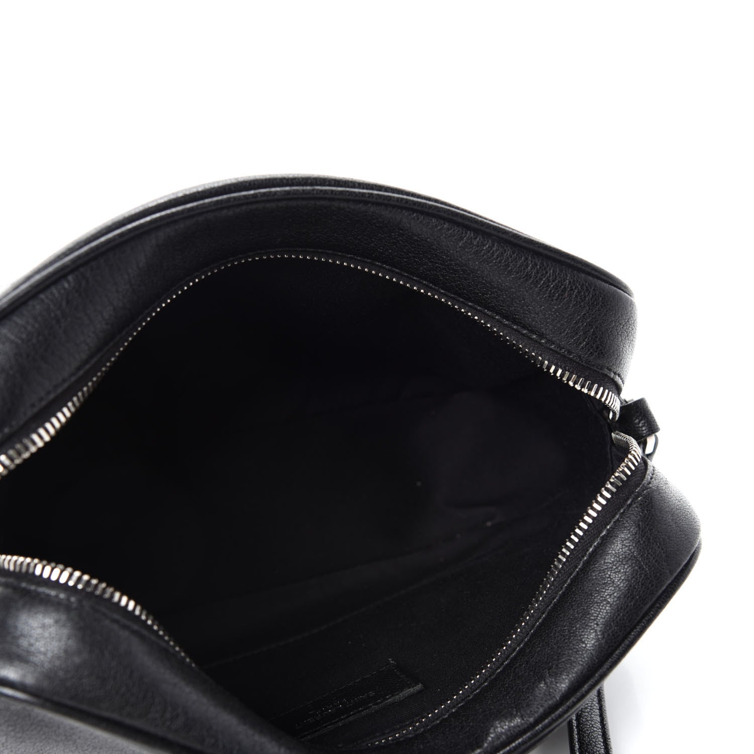Saint Laurent Lambskin Monogram Small Lou Camera Bag Black 5 of 13
