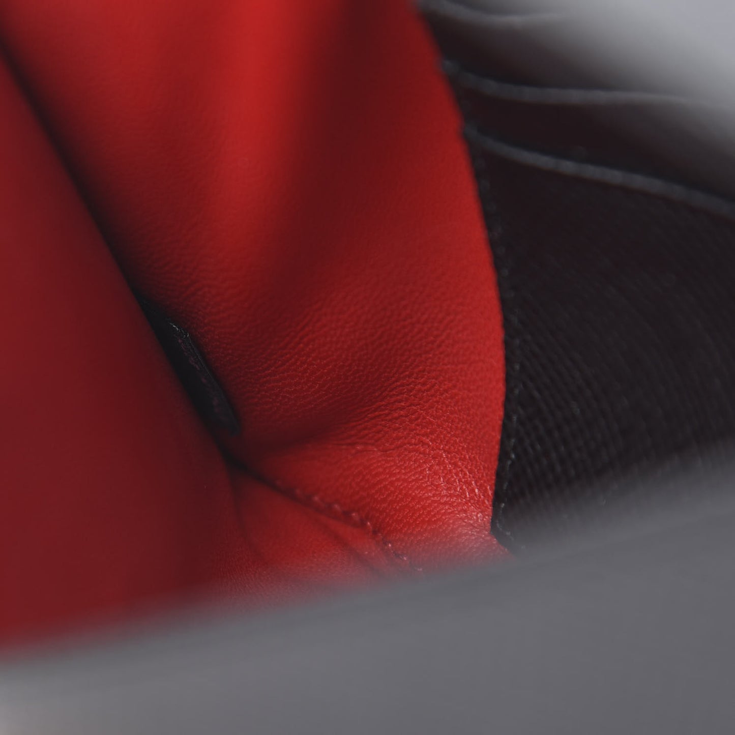 Saffiano Flap Clutch Black