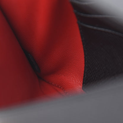 Prada Saffiano Flap Clutch Black 7 of 9