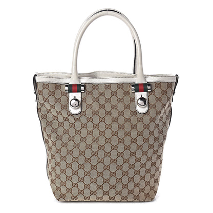 Gucci GG Monogram Medium Match Ball Tote Off White 1 of 10