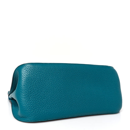 Hermes Taurillon Clemence Jypsiere 28 Bleu Izmir 4 of 9