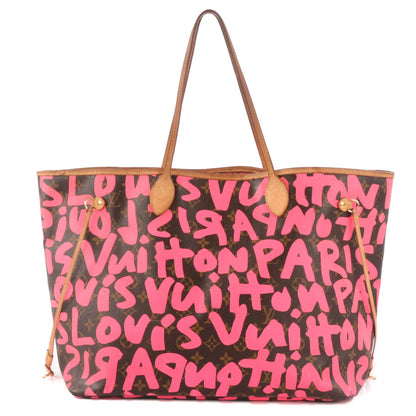 Louis Vuitton Monogram Graffiti Neverfull GM Fuchsia 1 of 7