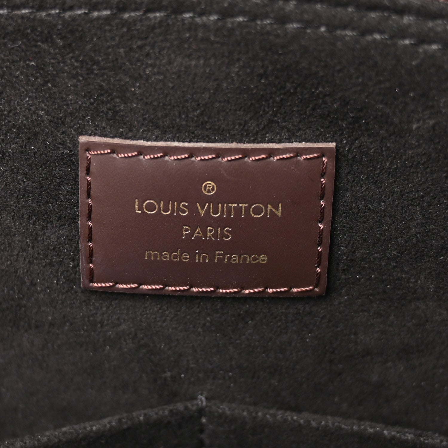 Louis Vuitton Cuir Taurillon Damier Ebene Normandy Black 6 of 10