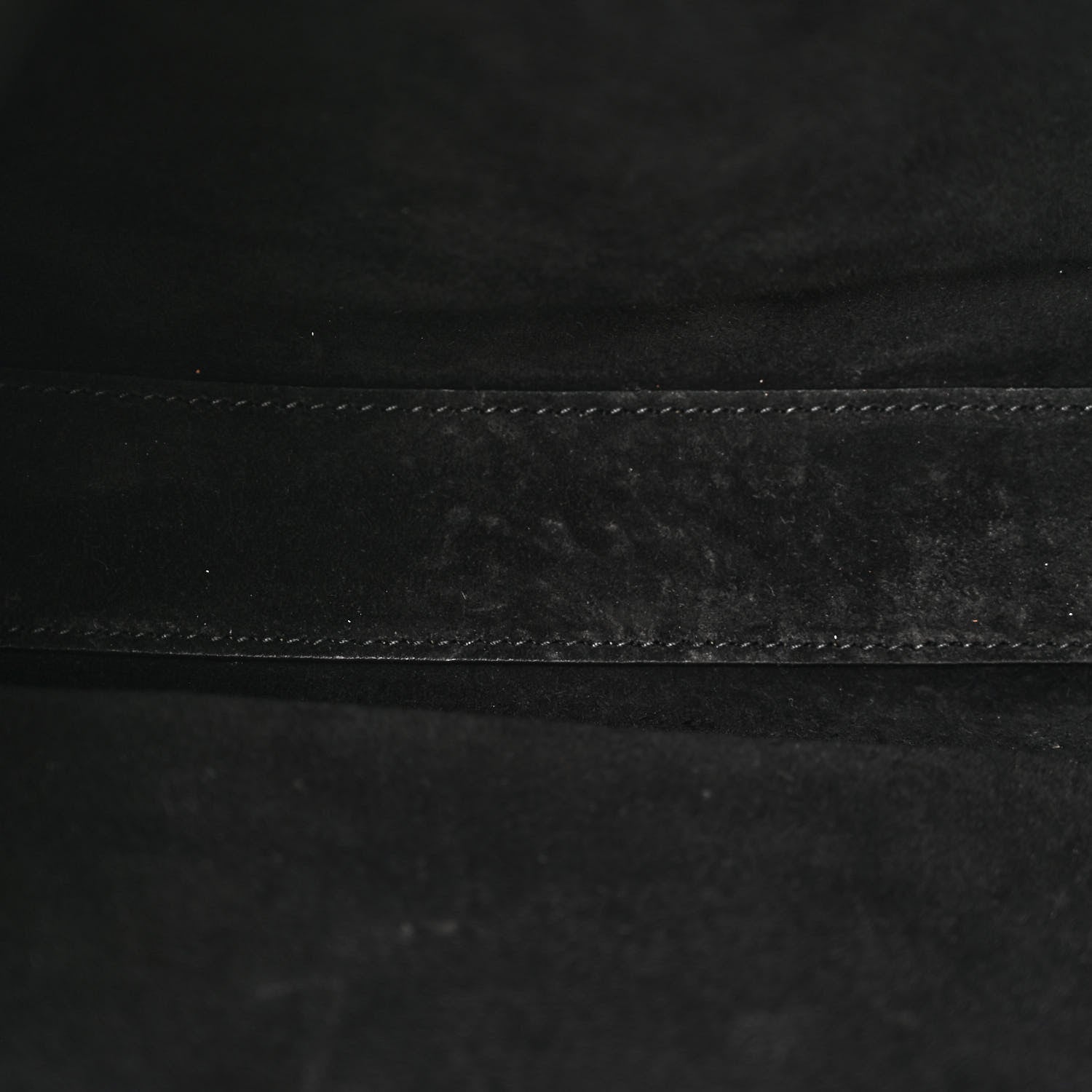 Saint Laurent Smooth Calfskin Suede Medium Reversible Monogram Kate Satchel Black 10 of 15