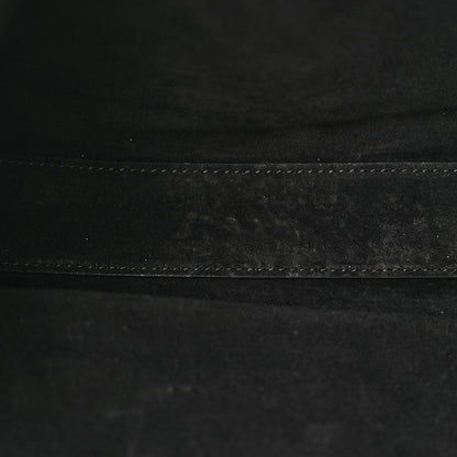 Saint Laurent Smooth Calfskin Suede Medium Reversible Monogram Kate Satchel Black 10 of 15