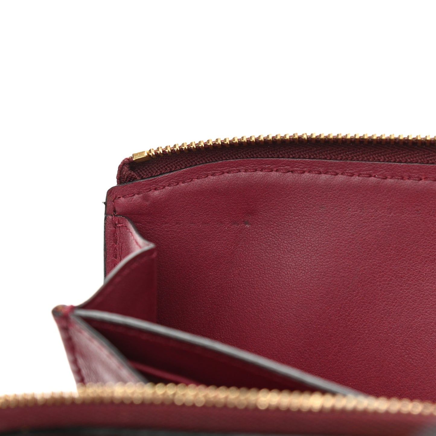 Calfskin Alvington Continental Wallet Peony Rose