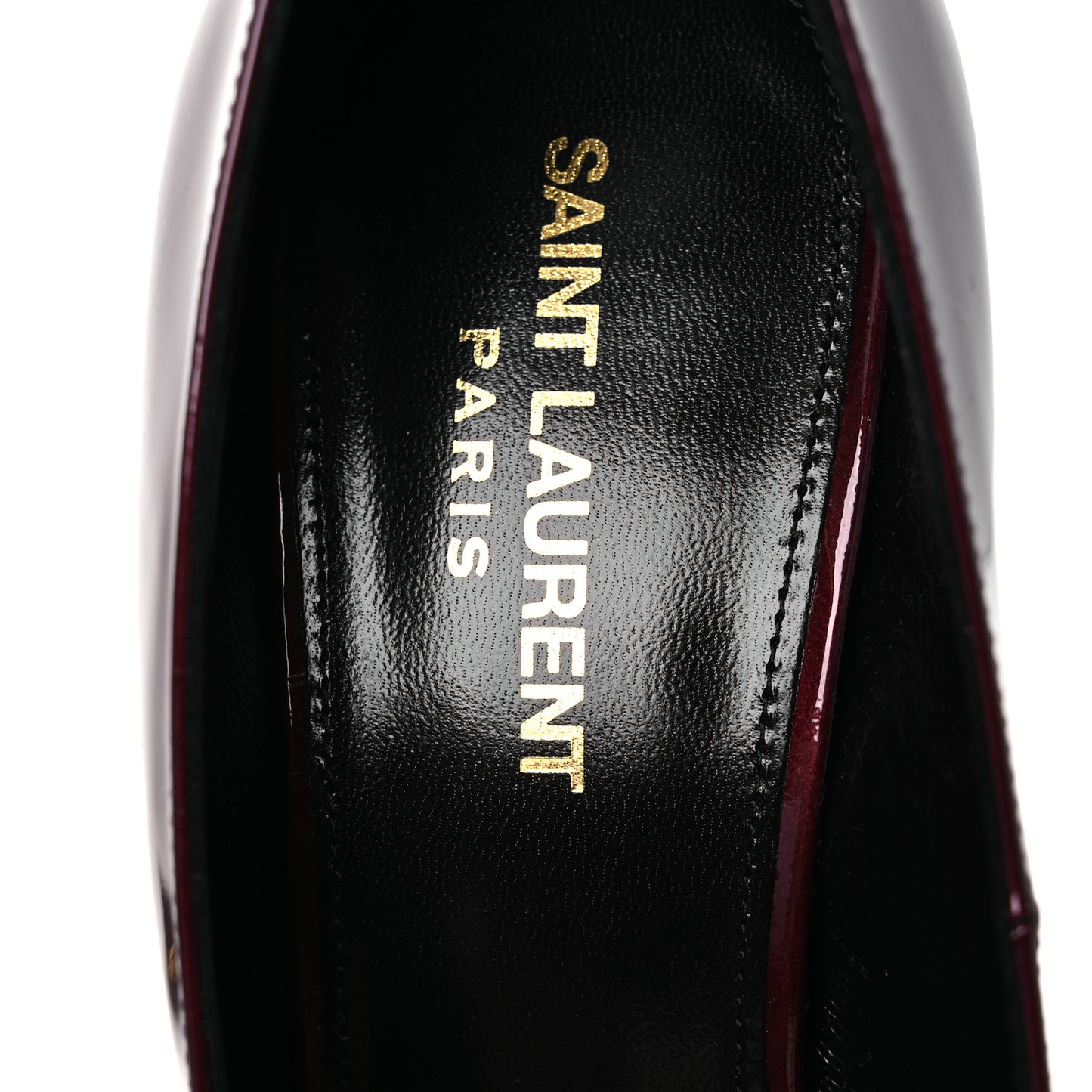 Patent Silvana 110mm Pumps 38.5 Deep Bordeaux