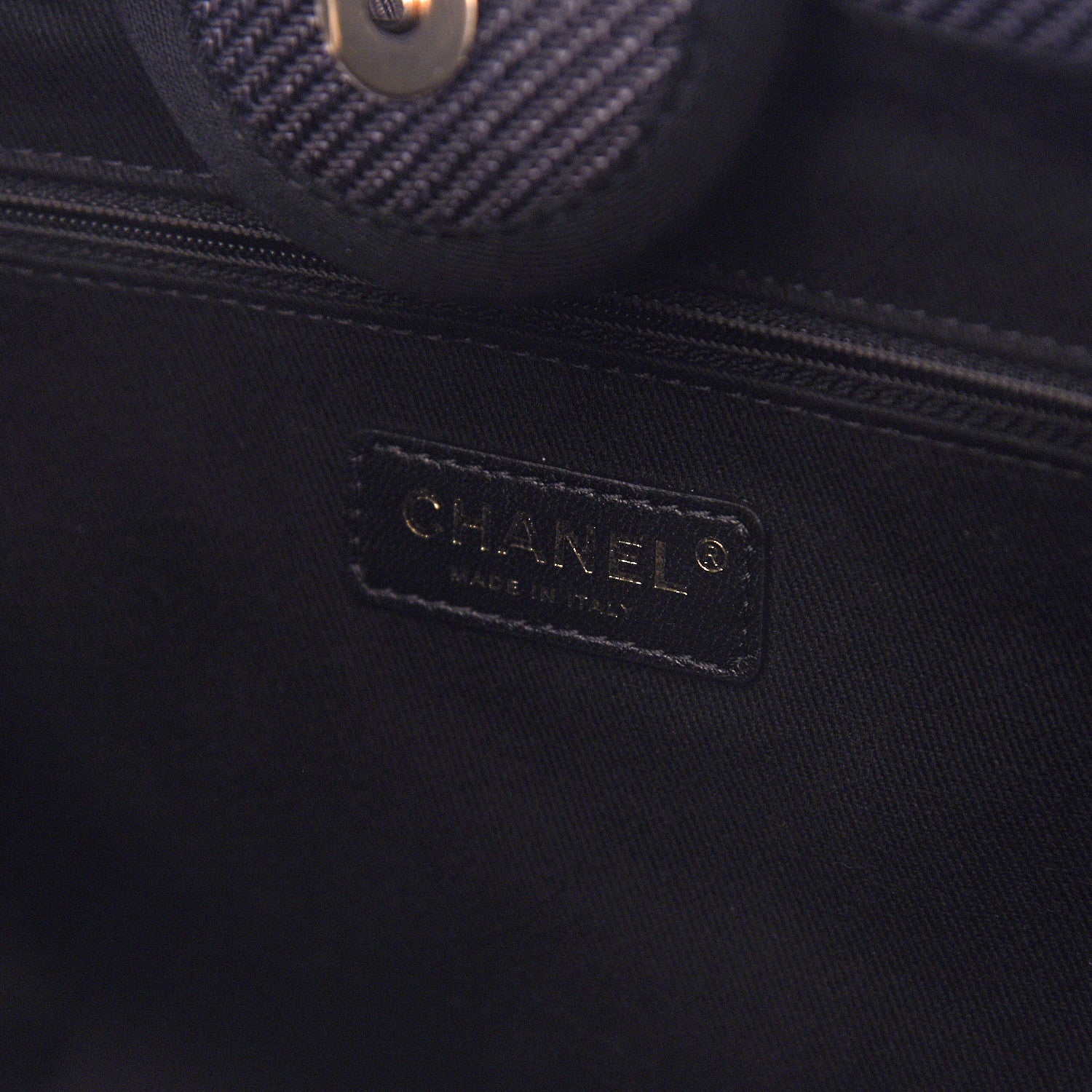 Chanel Mixed Fibers Calfskin Medium Deauville Tote Black 5 of 9