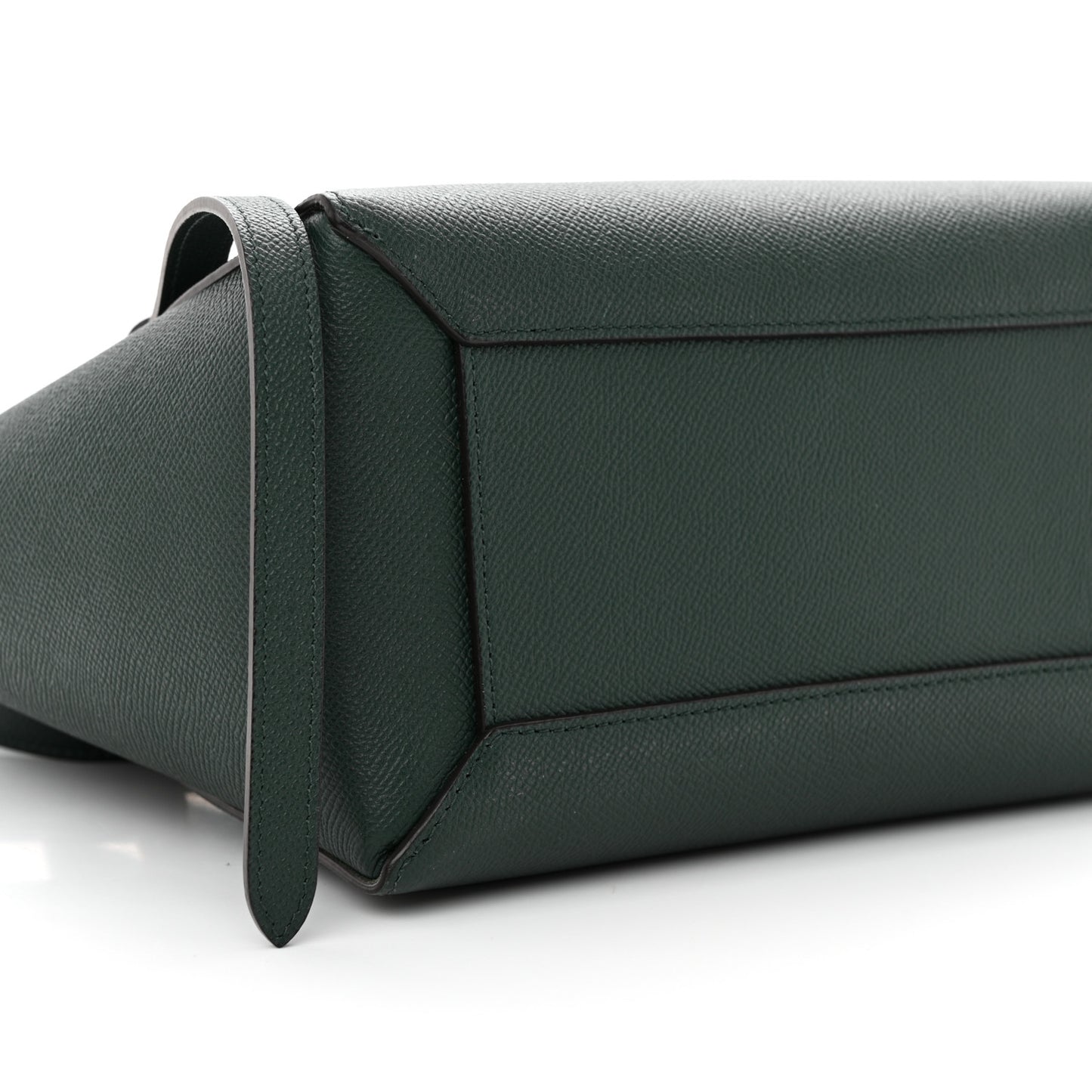 Grained Calfskin Micro Belt Bag Amazone