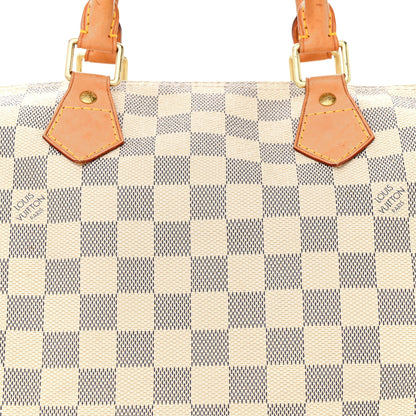 Louis Vuitton Damier Azur Speedy 30 7 of 17