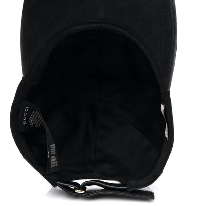 Gucci Monogram Web Baseball Hat M Black 4 of 6