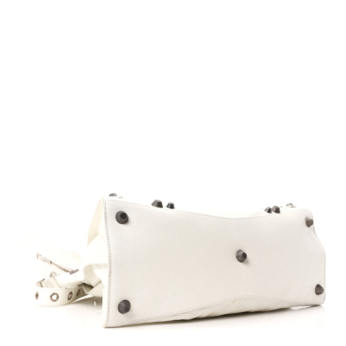 Agneau Arena Neo Cagole City Handbag Optic White