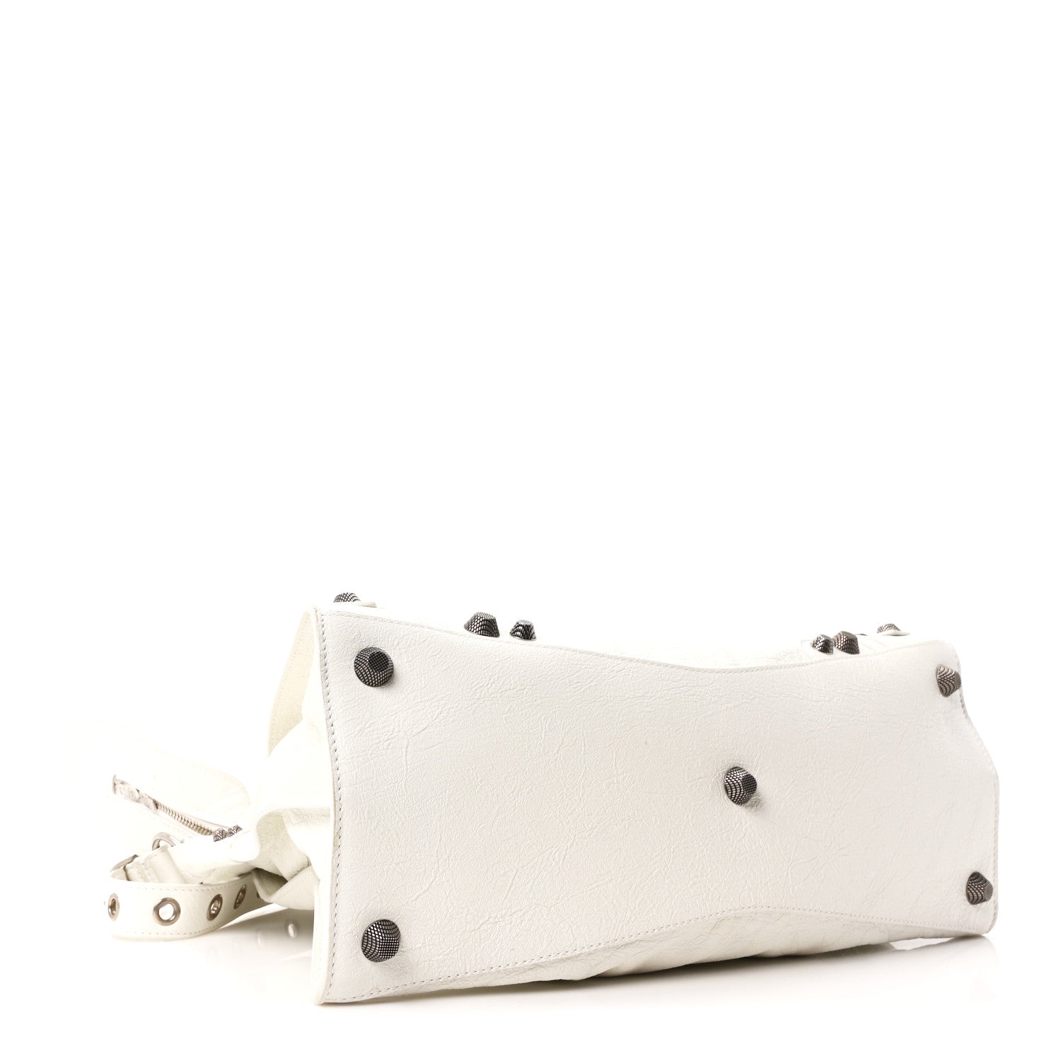 Balenciaga Agneau Arena Neo Cagole City Handbag Optic White 5 of 11