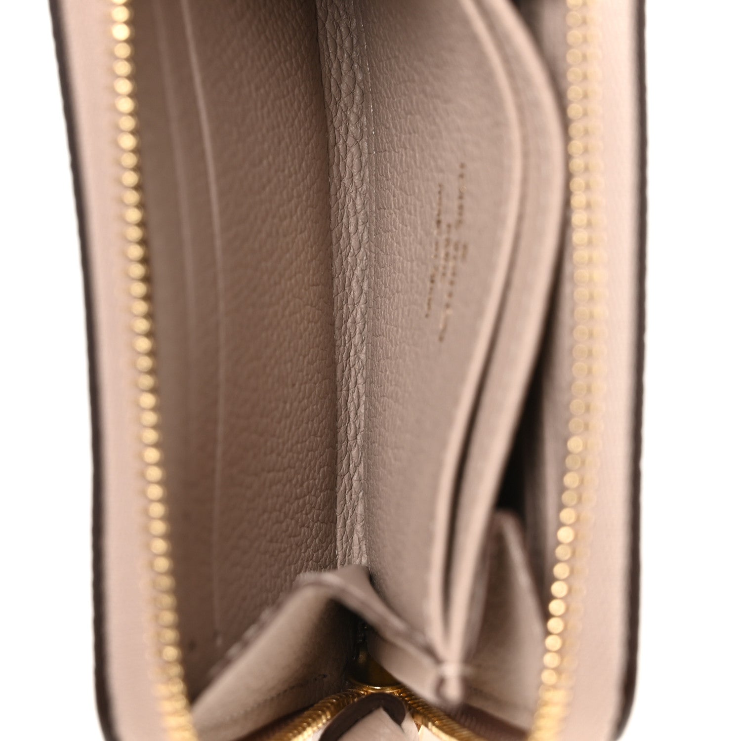 Louis Vuitton Calfskin Lockme Zippy Coin Purse Greige 5 of 8