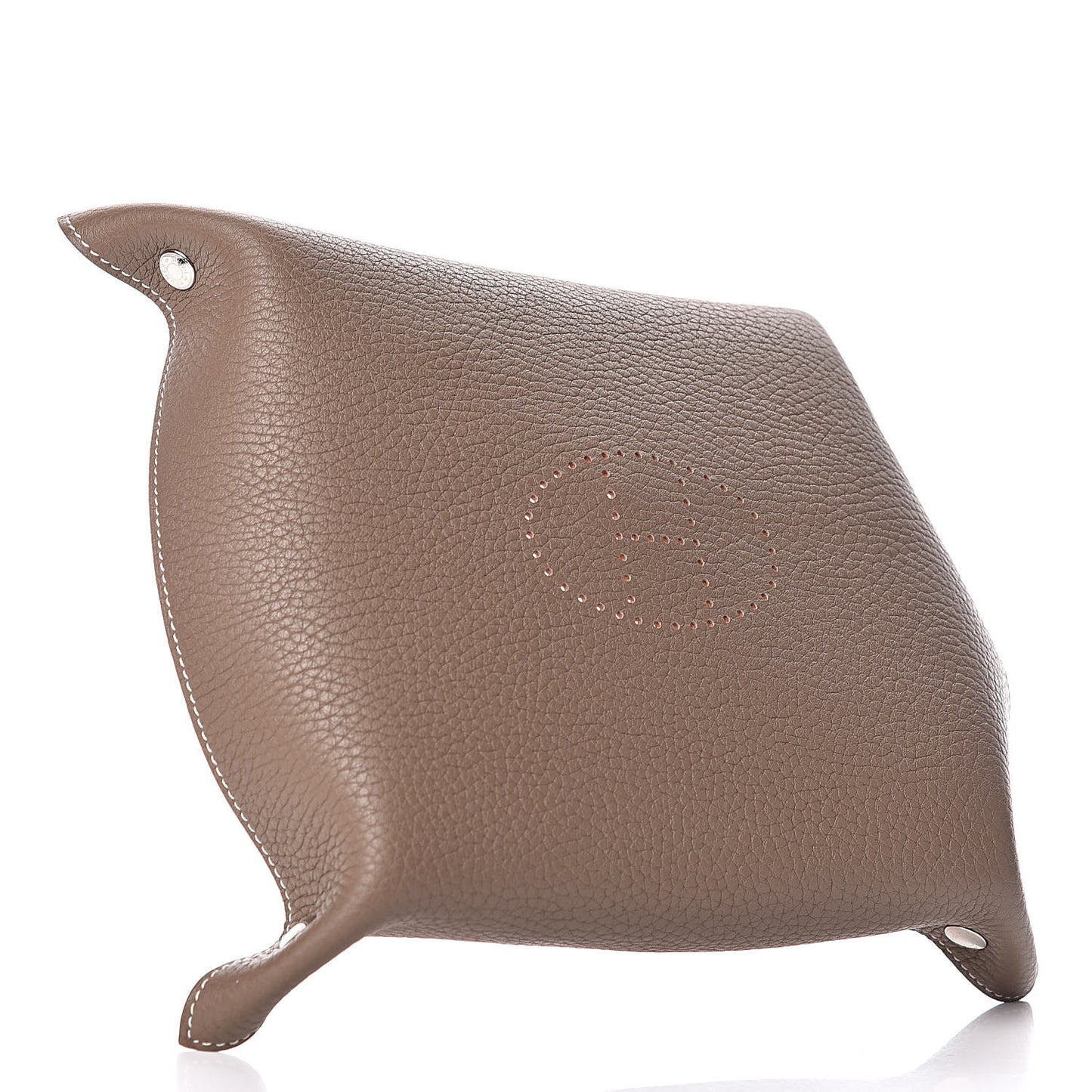Taurillon Clemence Mises et Relances MM Change Tray Orange Etoupe
