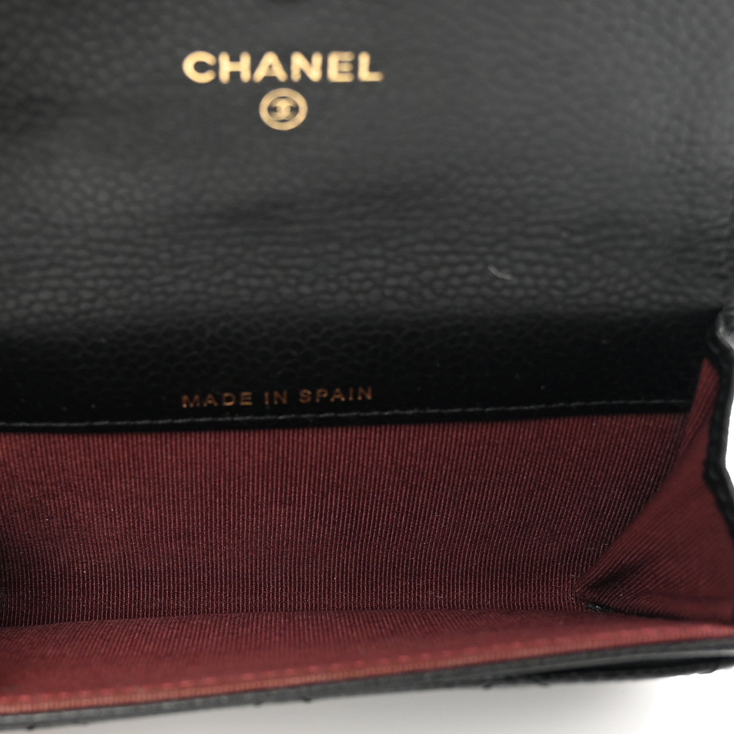 Chanel Caviar Quilted Flap Card Holder Black 5 of 11