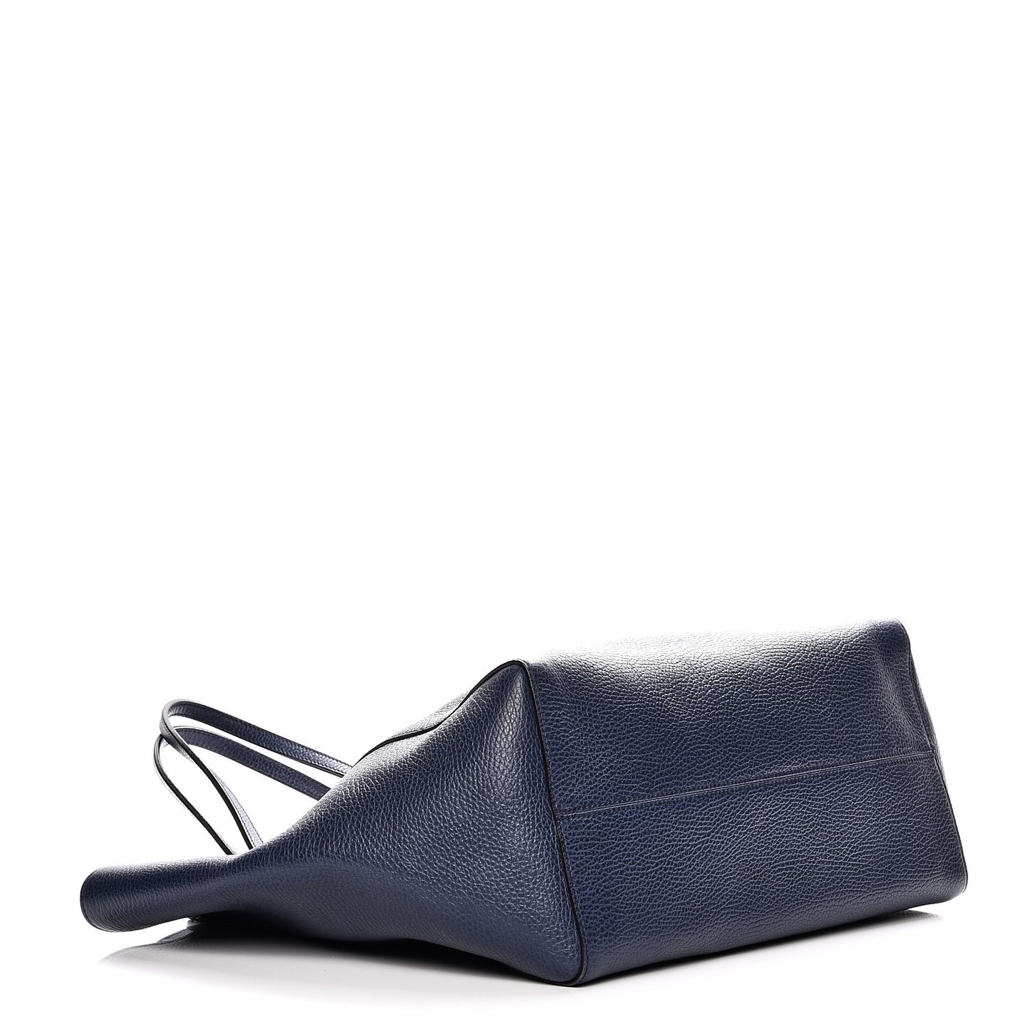 Dollar Calfskin Medium Swing Tote Marine Deep Cobalt