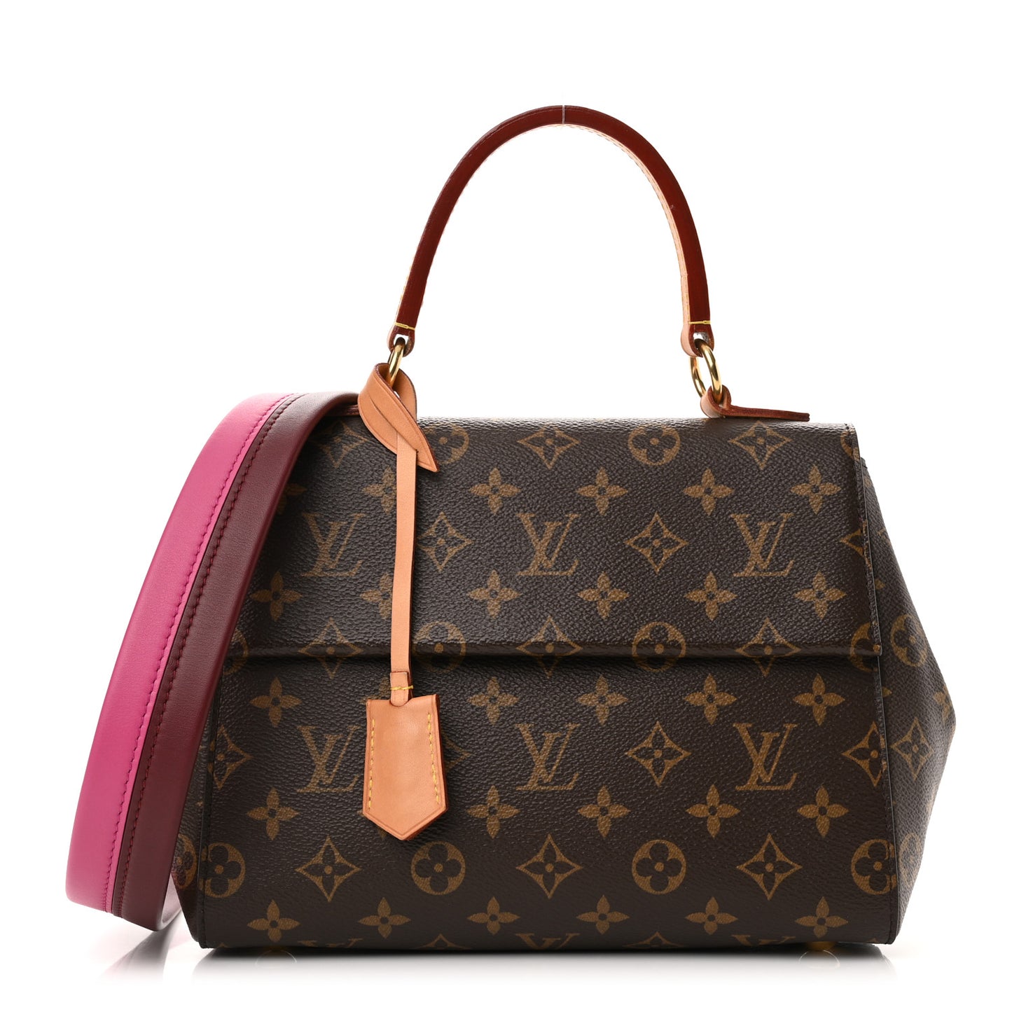 Monogram Cluny BB Bordeaux Fuchsia