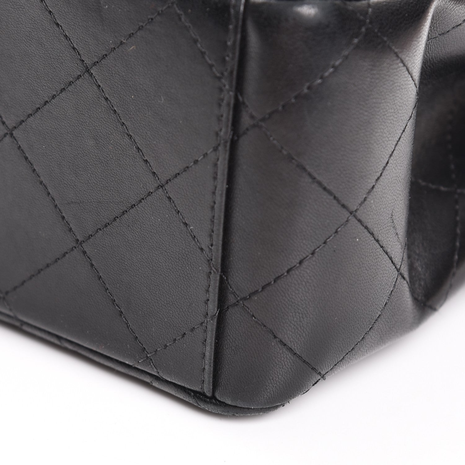 Chanel Lambskin Quilted Maxi Double Flap Black 15 of 15