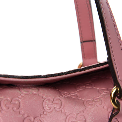 Gucci Guccissima Signature Linea A Foldover Tote Rose Baby Candy 15 of 18