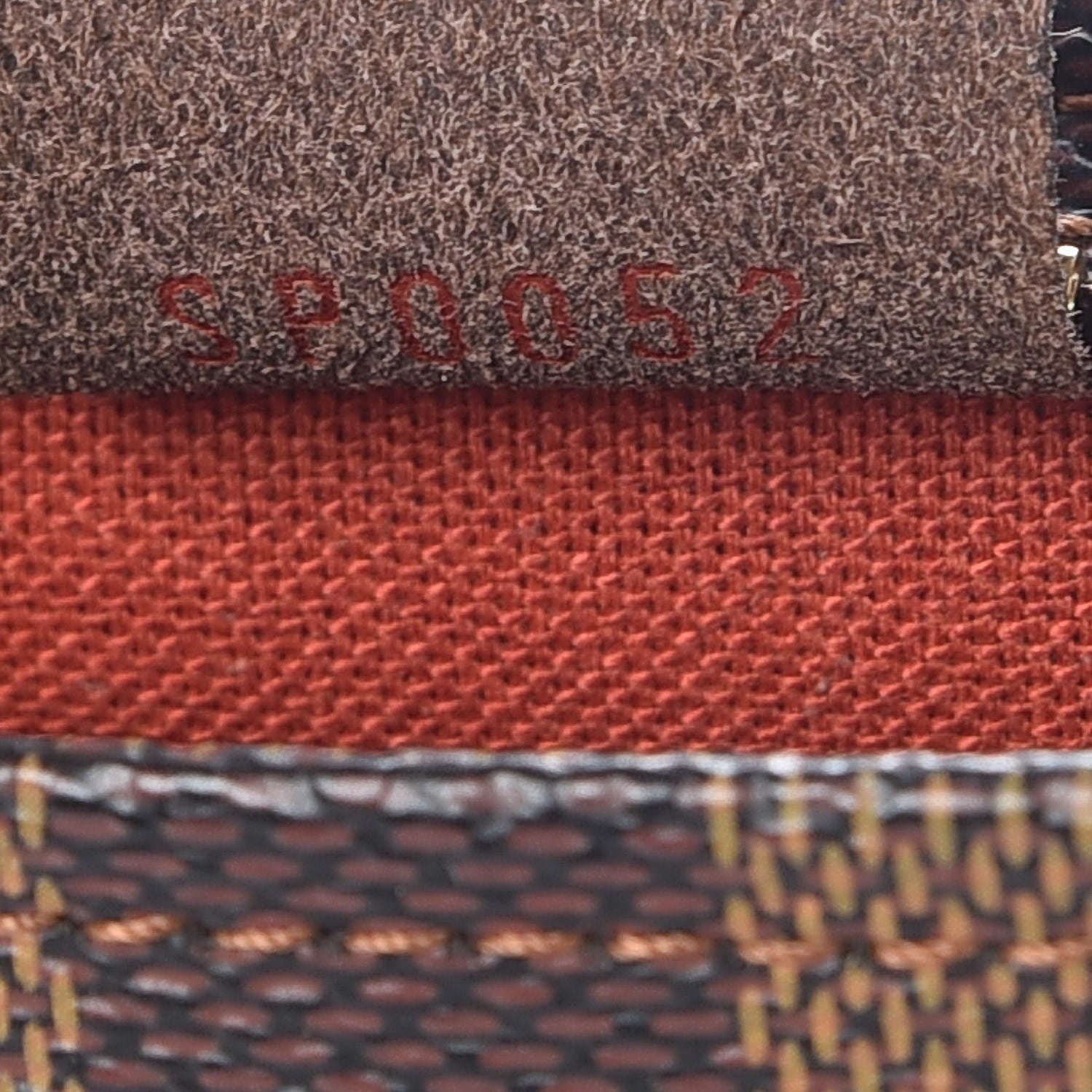 Louis Vuitton Damier Ebene Trousse Make Up Bag Pochette 7 of 7
