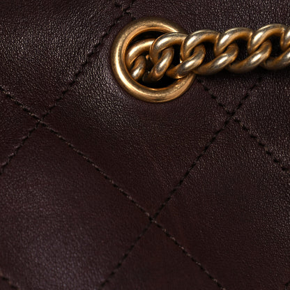Chanel Calfskin Quilted Small On My Shoulder Drawstring Bag Brown 14 of 14