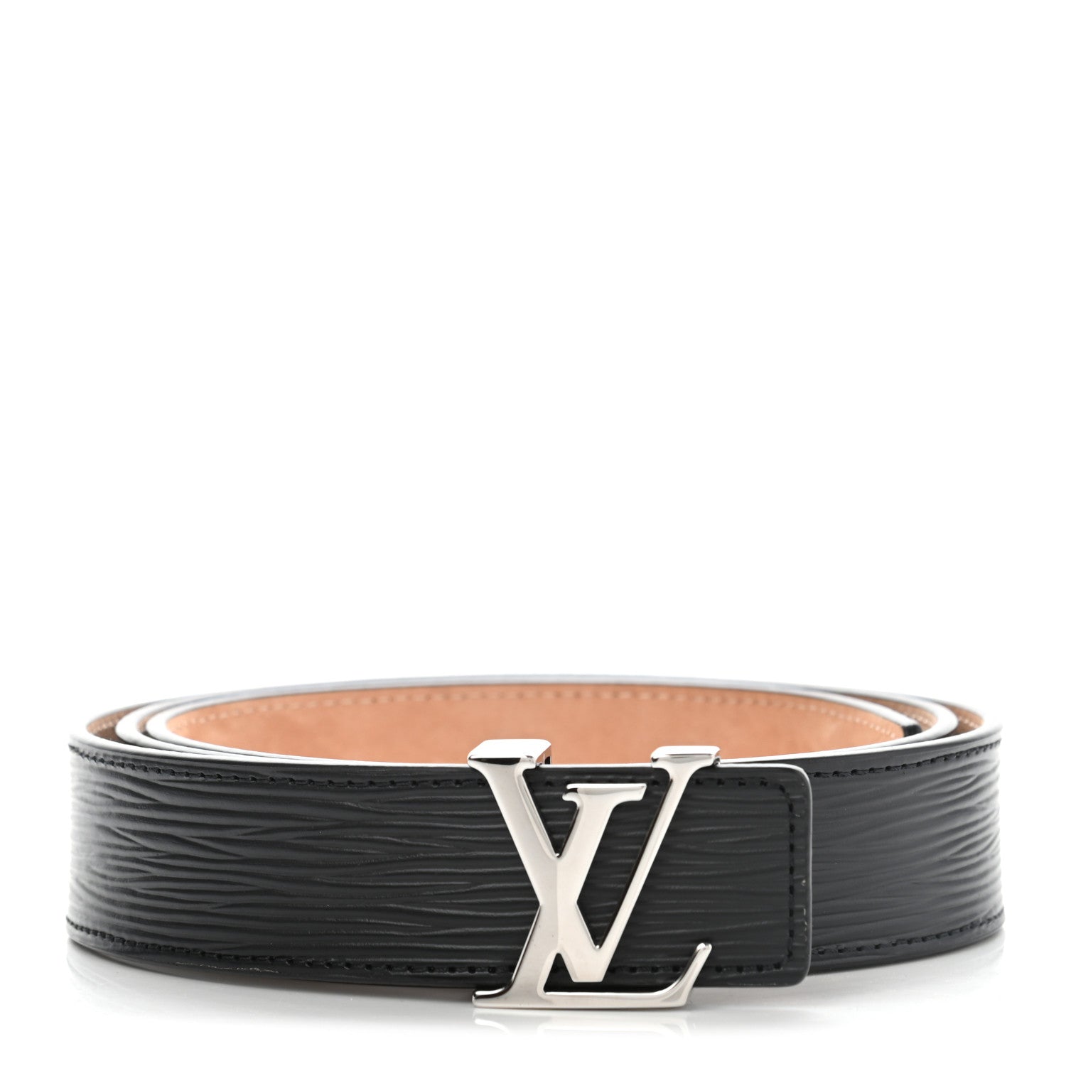 Louis Vuitton Epi 30mm LV Initiales Belt 95 38 Black 1 of 10