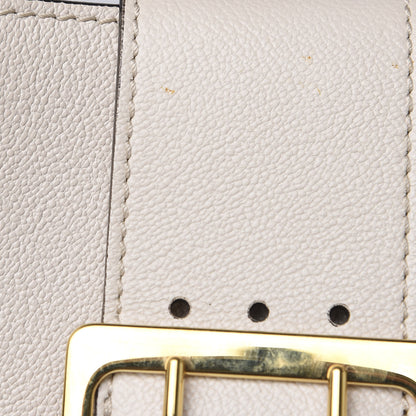 Burberry Soft Grain Calfskin Medium Buckle Tote Limestone 14 of 14