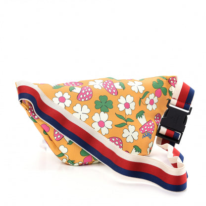 Gucci Supreme Childrens Mushroom Print Belt Bag Yellow 3 of 10