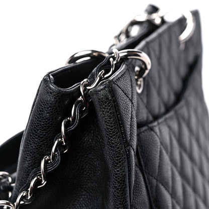 Chanel Caviar Quilted Grand Shopping Tote GST Black 21 of 23