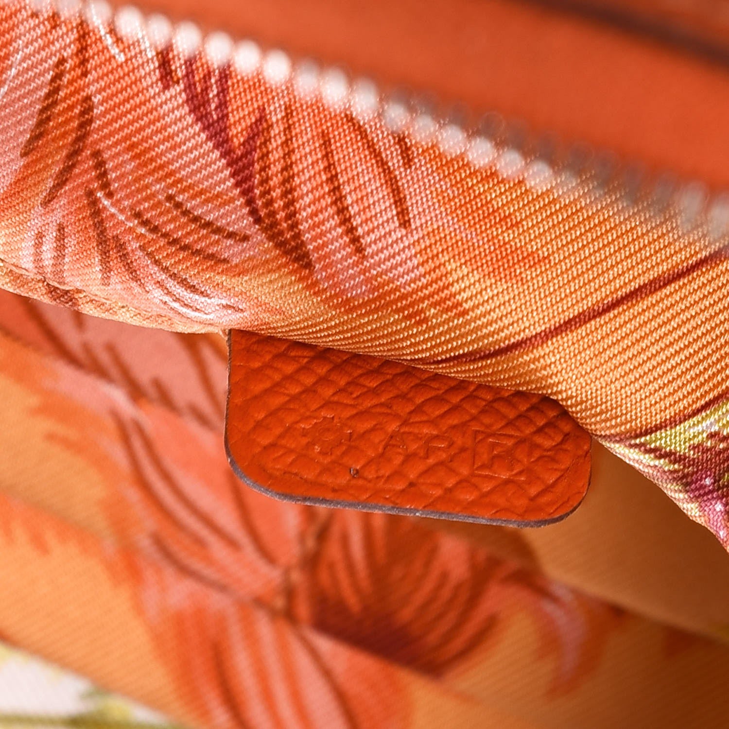 Hermes Epsom Silk'In Wallet Feu Mangue 9 of 11