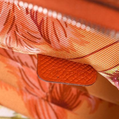 Hermes Epsom Silk'In Wallet Feu Mangue 9 of 11