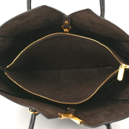 Louis Vuitton Calfskin Monogram Kimono Tote PM Black 5 of 13