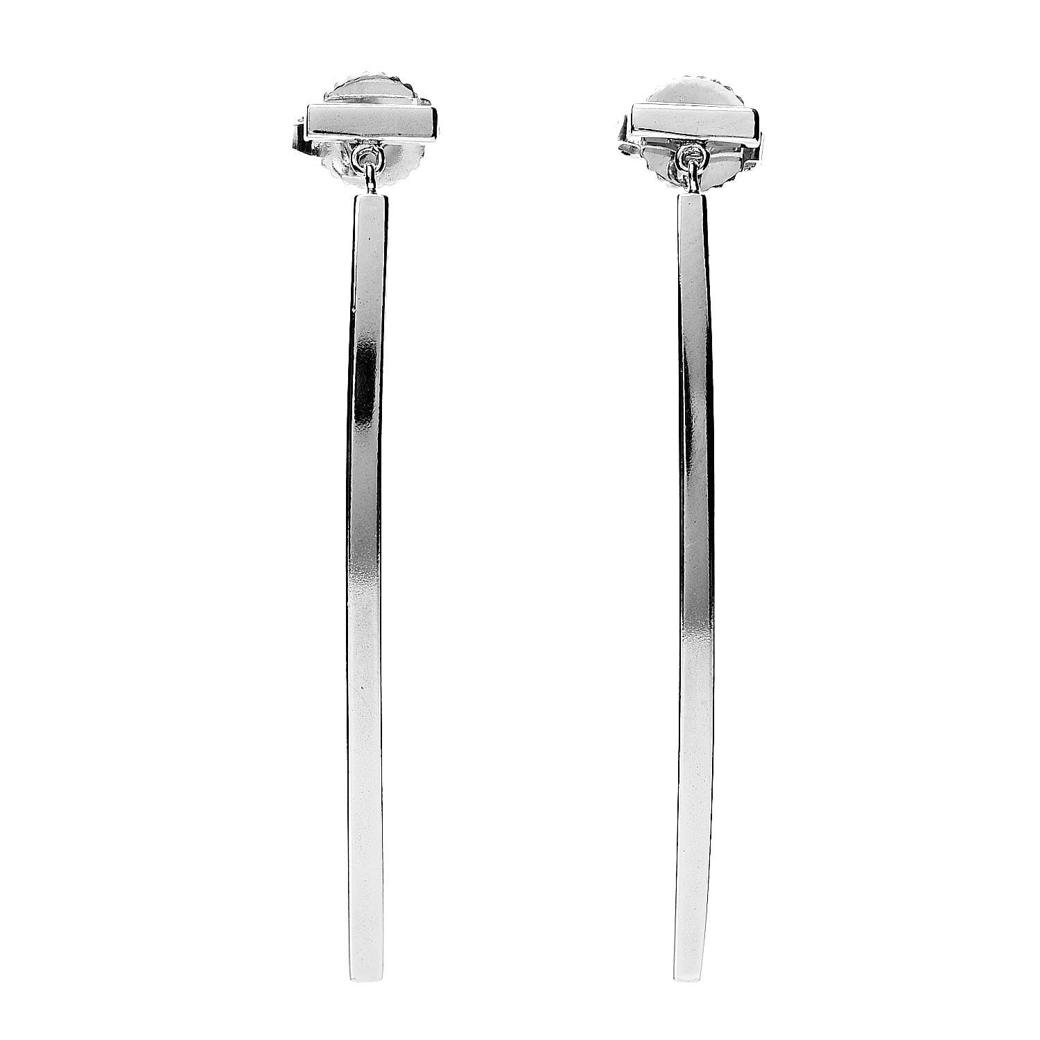 Tiffany Sterling Silver T Wire Bar Earrings 1 of 4