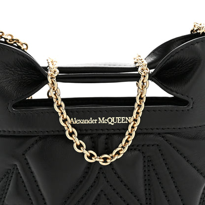 Alexander McQueen Calfskin Mini The Bow Bag Black 7 of 11