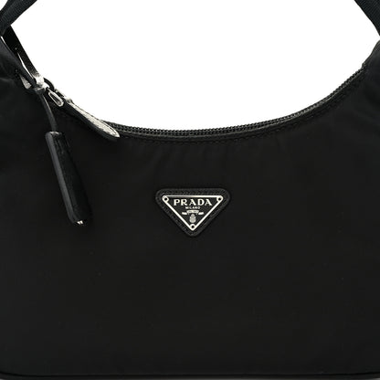 Prada Tessuto Nylon Mini Re-Edition 2000 Bag Black 9 of 11