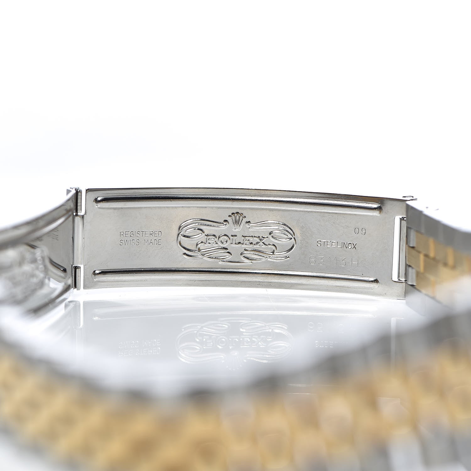Rolex Stainless Steel 18K Yellow Gold Diamond 31mm Oyster Perpetual Datejust Watch Champagne 68273 6 of 6