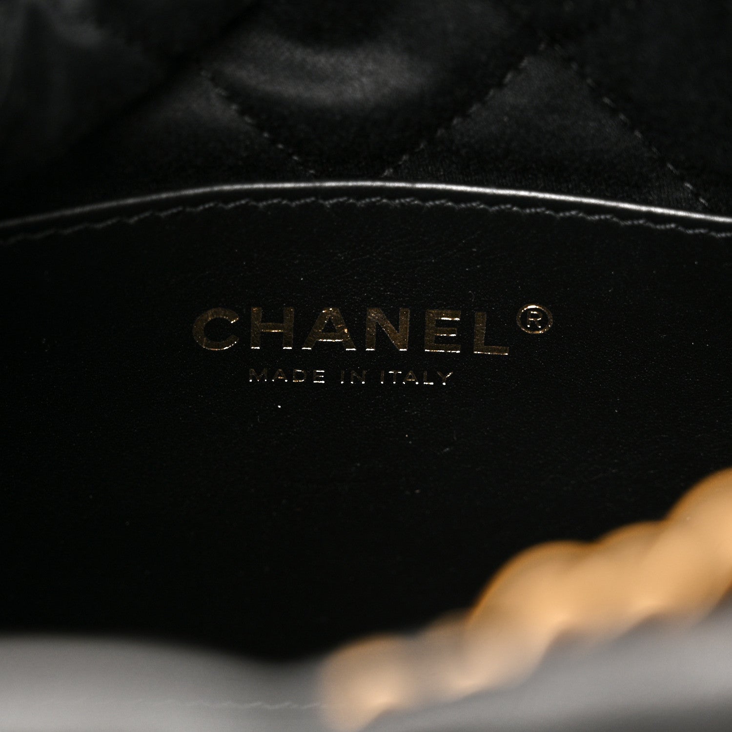 Chanel Shiny Calfskin Quilted Mini Chanel 22 Black 6 of 10