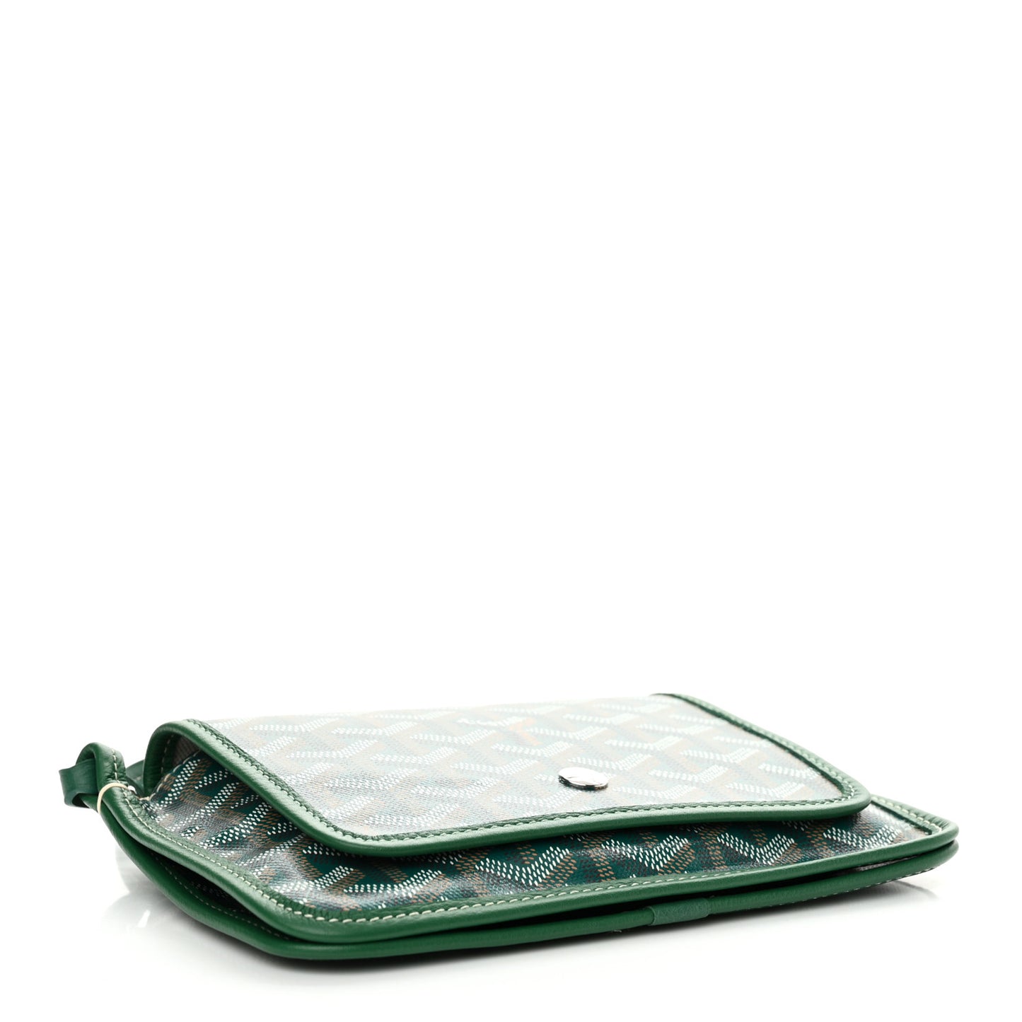Goyardine Plumet Wallet Clutch Green
