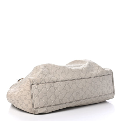 Gucci Guccissima Large Sukey Tote Mystic White 3 of 10