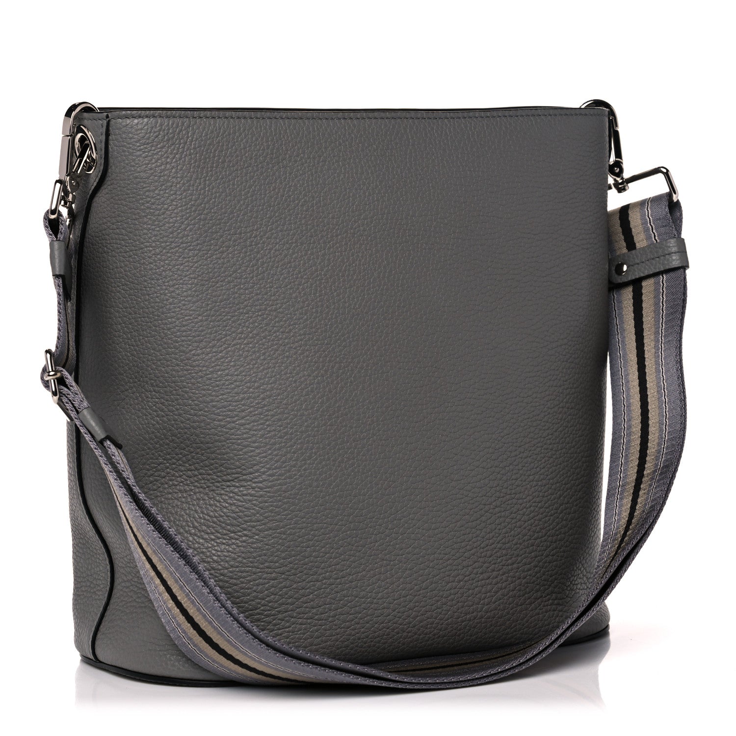 Prada Vitello Phenix Logo Hobo Ardesia 3 of 9