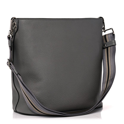 Prada Vitello Phenix Logo Hobo Ardesia 3 of 9