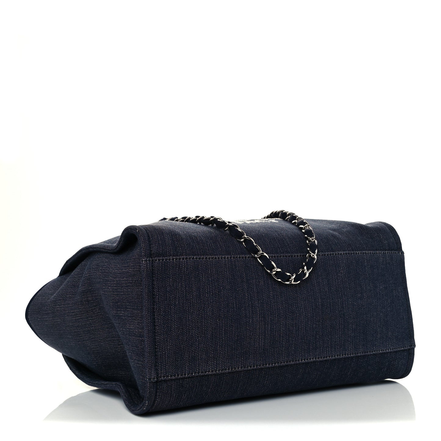 Denim Medium Deauville Tote Dark Blue