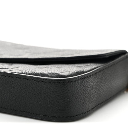 Louis Vuitton Empreinte Pochette Felicie Chain Wallet Black 11 of 11