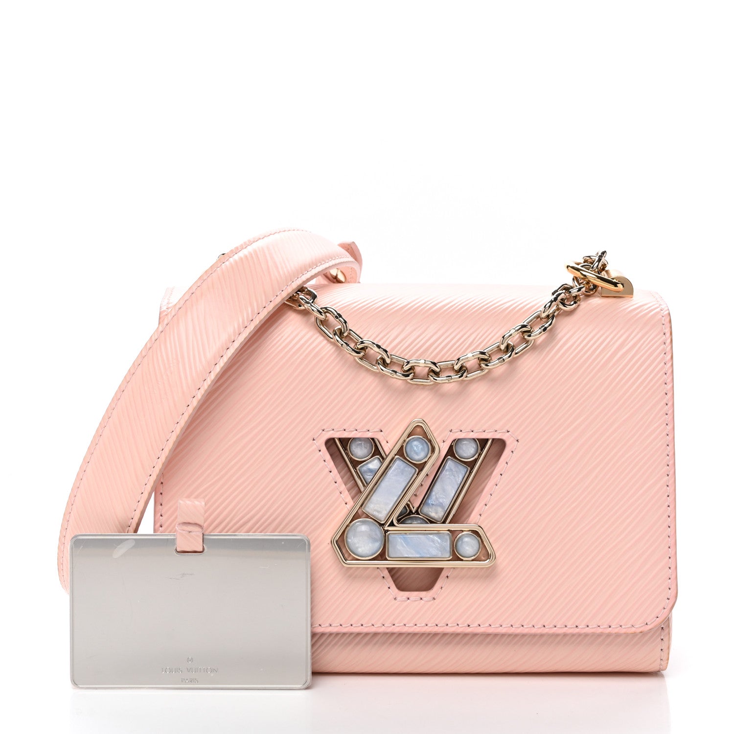 Louis Vuitton Epi Moonstone Twist Shoulder Bag PM Rose Jasmine 3 of 10